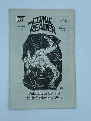 Buy Comic Reader #103, Amazing Spider-Man #100 Homage Cover? Gil Kane Art, 1974 • 9.46£