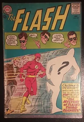 Buy FLASH #141 1963 FN OW Pgs MYSTERY OF FLASH'S 3RD IDENTITY! NICE!!! ORIG OWNER!  • 38.38£