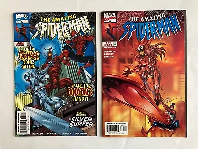 Buy Amazing Spider-Man #430 & #431 (1998) Carnage & Silver Surfer Appearance • 47.96£