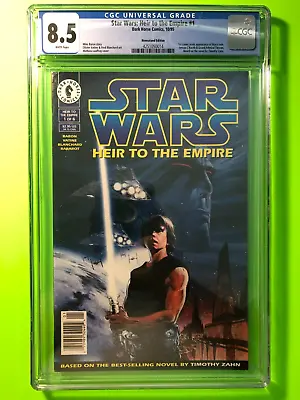 Buy Star Wars 1 Heir To The Empire 10/95 Cgc 8.5 Newsstand! White Pages • 79.17£
