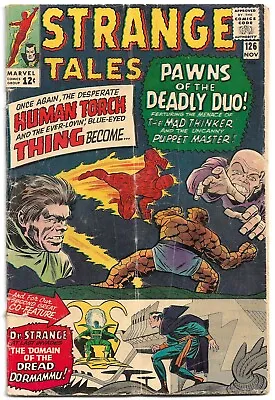 Buy 🔑 Strange Tales #126 (1964) * Doctor Strange * 1st Dormammu * Stan Lee  🔑 • 64.51£