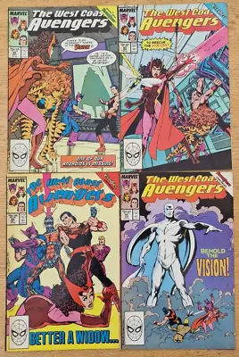Buy Marvel West Coast Avengers Vol. 2 1989 #42-45 First White Vision • 48£