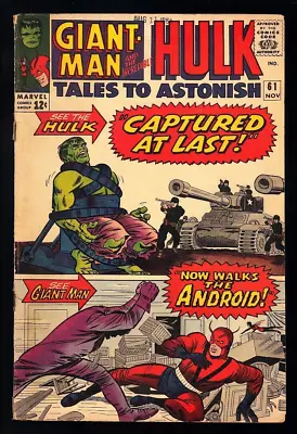 Buy Tales To Astonish #61 Marvel 1964 (VG-) 1st Appearance Of Glen Talbot! L@@K! • 67.92£