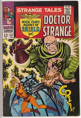 Buy Strange Tales #157 Marvel 1967 VG+ 4.5 Steranko Art.  1st Living Tribunal Cameo • 39.44£