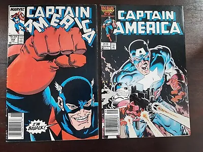 Buy Captain America 321 & 354.  Keys 1st US Agent & Ultimatum Newsstand! • 35.98£