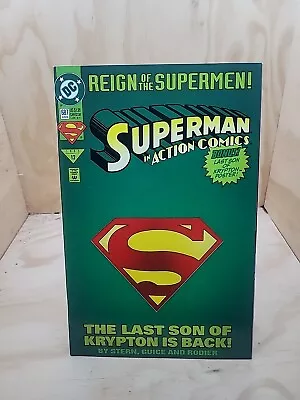 Buy DC Comics! Action Comics! Issue #687! Reign Of The Supermen! • 2.80£