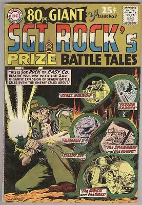 Buy Eighty Page Giant #7 February 1965 VG Sgt Rock’s Prize Battle Tales • 33.15£