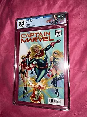Buy Captain Marvel #1 2019 1:50 Alex Ross Varant CGC 9.8 Cap Marvel Special Label • 63.95£
