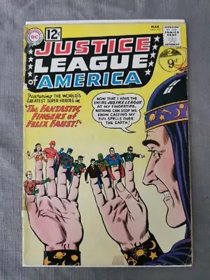 Buy DC JUSTICE LEAGUE OF AMERICA #10 1962 1st Appearance Of Felix Faust • 90£