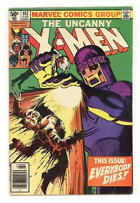 Buy Uncanny X-Men #142N Newsstand Variant GD+ 2.5 1981 • 39.18£