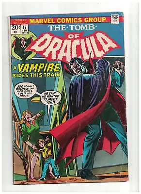 Buy Tomb Of Dracula 17 1974 Fine- FN- Marvel Wolfman Colan • 21.58£