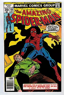 Buy Amazing Spider-man #176 9.0 Higher Grade 1977 White Pages B • 26.09£