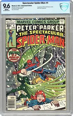 Buy Spectacular Spider-Man Peter Parker #4 CBCS 9.6 Newsstand 1977 22-1657F1A-071 • 102.78£