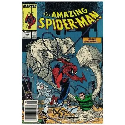 Buy Amazing Spider-Man (1963 Series) #303 Newsstand In VF + Cond. Marvel Comics [f* • 19.40£