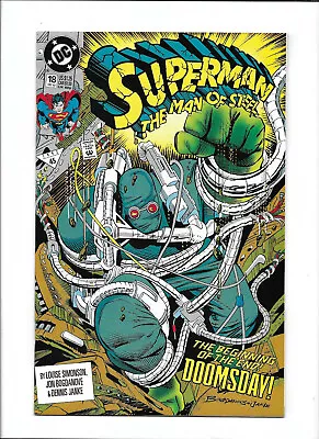 Buy Superman: The Man Of Steel #18 [1992 Vf-nm]  The Beginning Of The End! Doomsday  • 18.18£