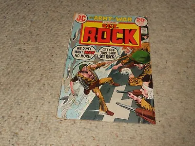 Buy 1973 Our Army At War Sgt Rock DC Comic Book #259 - LOST PARADISE!!! • 4£