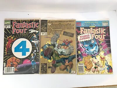 Buy Lot Of 3 Marvel Comics Fantastic Four 1990 1991 #348 # 358 Annual Citizen Kang 3 • 28.14£