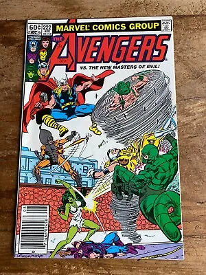 Buy The Avengers #222 Marvel Comics 1982  Newsstand New Masters Of Evil = • 7.99£