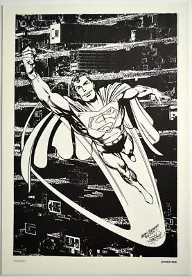 Buy JOHN BYRNE Rare SUPERMAN 400 Lithograph Print 1984 • 36.04£
