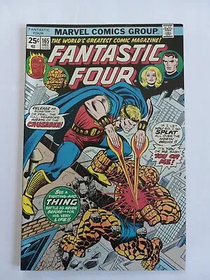 Buy Fantastic Four 165 Marvel Comics 1975 Crusader George Perez Marvel Boy • 12.16£