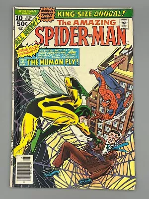 Buy Amazing Spider-Man Annual #10 (1976) -  The Human Fly!  FN- 5.5 • 7.81£