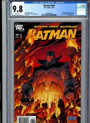 Buy CGC 9.8 Batman #666 1st Damian Wayne As Batman. 1st App Professor Pyg • 219.87£