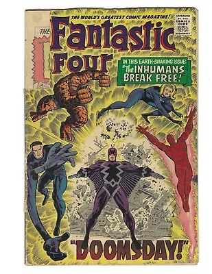 Buy Fantastic Four #59 1967 See Scans And Description Inhumans! Dr. Doom! Combine • 39.97£