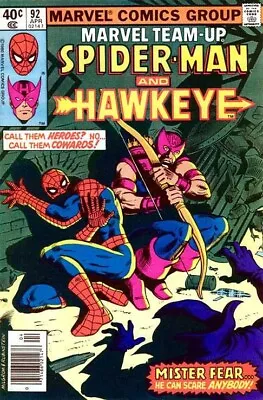 Buy Marvel Team-up Vol:1  #92 Spider-man 1980 Pence Variant • 4.95£