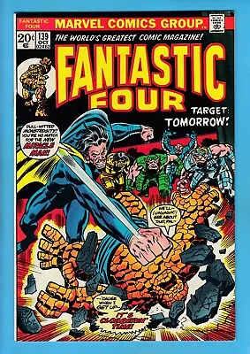 Buy Fantastic Four # 139 Fnvf (6.5/7.0) Glossy Higher Grade Us Cents Marvel - 1973 • 6.50£