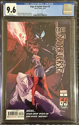 Buy Marvel Comics Edge Of Spider Verse #2 Cgc 9.6 First Appearance Of Spider Uk • 96£