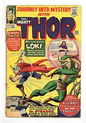 Buy Thor Journey Into Mystery #108 GD- 1.8 1964 • 18.18£