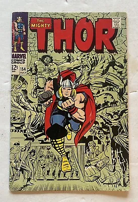 Buy THOR #154 “1st Appearance Of MANGOG” Stan Lee Jack Kirby Classic !! • 22.13£