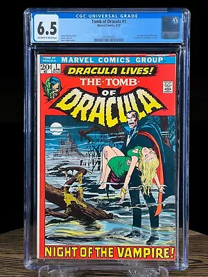 Buy TOMB OF DRACULA #1 CGC 6.5 April 1972 KEY ISSUE 1st Appearance Neal Adams Cover • 237.17£