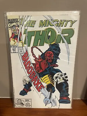 Buy The Mighty Thor #451  Cover Inspired By Thor #337 Marvel Comics 1992 • 3.15£