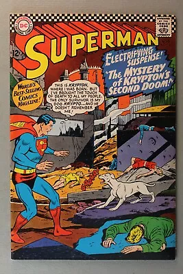 Buy Superman #189 *66* Electrifying Suspense!~The Mystery Of Krypton's Second Doom! • 55.17£
