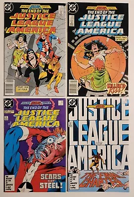 Buy Justice League Of America #258-261 (1987, DC) FN/VF End Of The JLA Complete Set • 10.39£