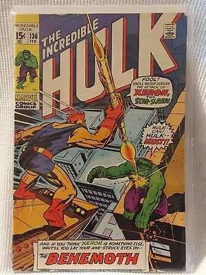Buy Incredible Hulk 136 Fn/Vf Condition  • 23.65£