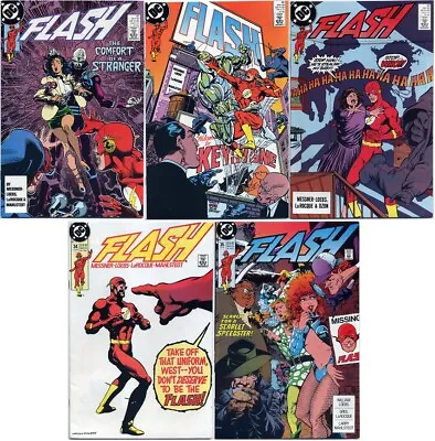 Buy Flash #31 #32 #33 #34 #35 (dc 1989-90) Nm- First Prints White Pages • 17.99£