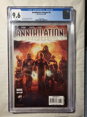 Buy ANNIHILATION: CONQUEST #6 CGC 9.6 (2008) 1st NEW GUARDIANS OF THE GALAXY Marvel • 99.58£
