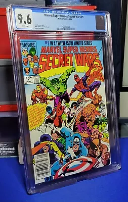 Buy Marvel Super Heroes Secret Wars #1 CGC 9.6 (1984) WP Newsstnd 1st Cameo Beyonder • 79.06£