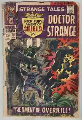 Buy Strange Tales #151 December 1966 FR 1st Steranko At Marvel  • 4.01£