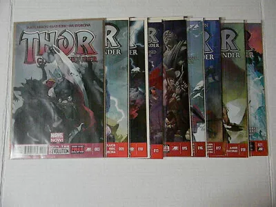 Buy 1 THOR GOD OF THUNDER LOT 3 9 10 13 15 16 17 18 21 All  A  Covers Marvel 2013-14 • 31.62£