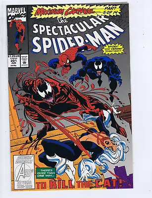 Buy Spectacular Spider-Man #201 Marvel 1993 Maximum Carnage Part 5 Of 14 • 15.81£