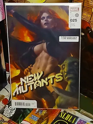 Buy New Mutants #25 1:50 Stanley Artgerm Lau  Retailer Incentive Variant Comic 2022 • 64.19£