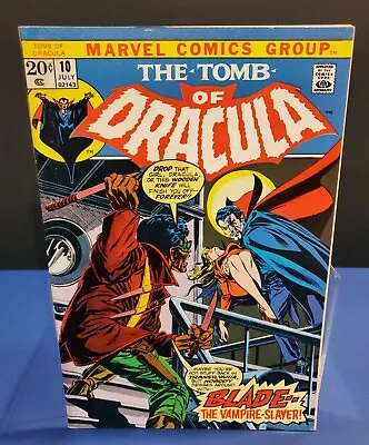 Buy Marvel Comics 7/1973 The Tomb Of Dracula #10 (Blade 1st Appearance) High Grade  • 1,365.35£