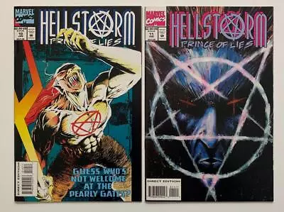 Buy Hellstorm Prince Of Lies #10 & #11 (Marvel 1993) 2 X VF/NM Condition Issues. • 18.95£