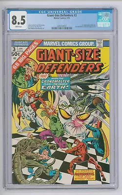 Buy Giant Size Defenders #3 CGC 8.5 VFN+ First Korvac • 155£