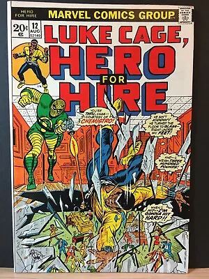 Buy Luke Cage, Hero For Hire #12   F-   Chemistro !    Bronze Age Comic • 6.32£