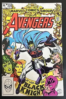 Buy Marvel Avengers #225 Bronze Age 1982 Comic Book Black Knight Returns • 6.43£