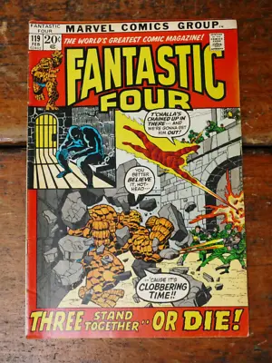 Buy Fantastic Four #119 Comic Book 1972 John Buscema Marvel Human Torch - VG/FN • 12.01£